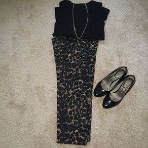 Old Navy Leopard print pants